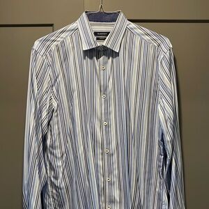 Bugatchi Striped Button Down